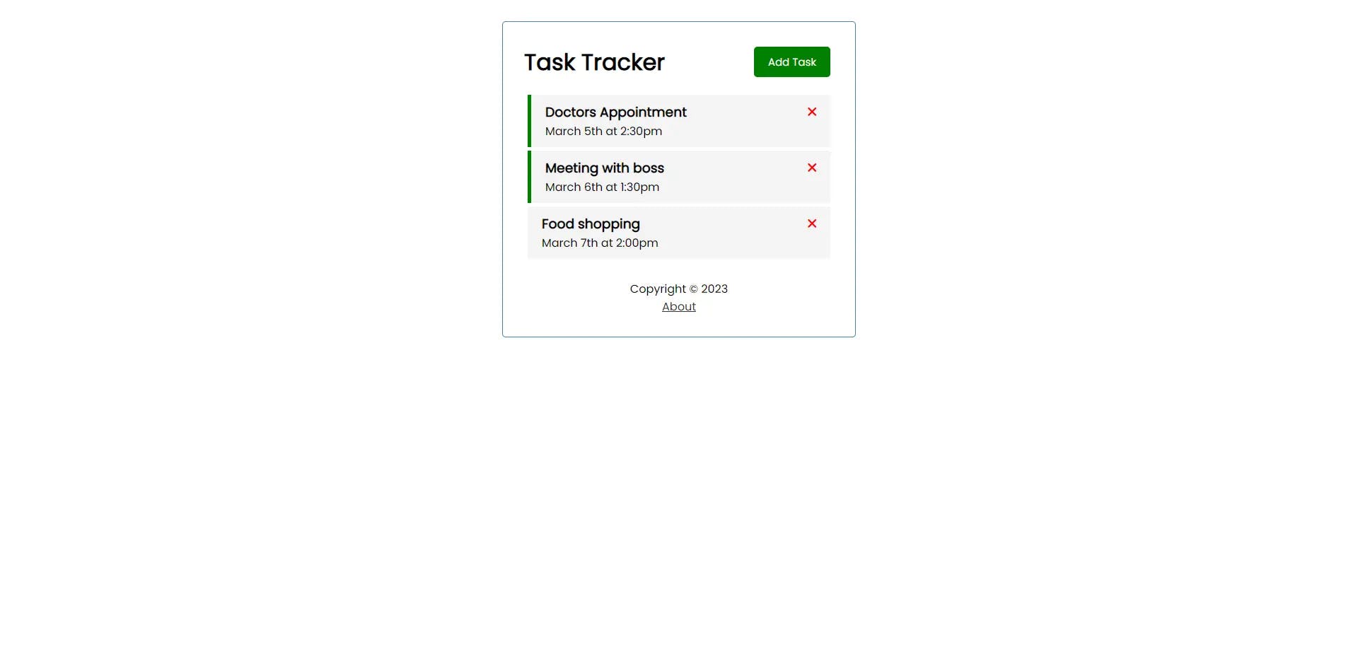 Task Tracker App